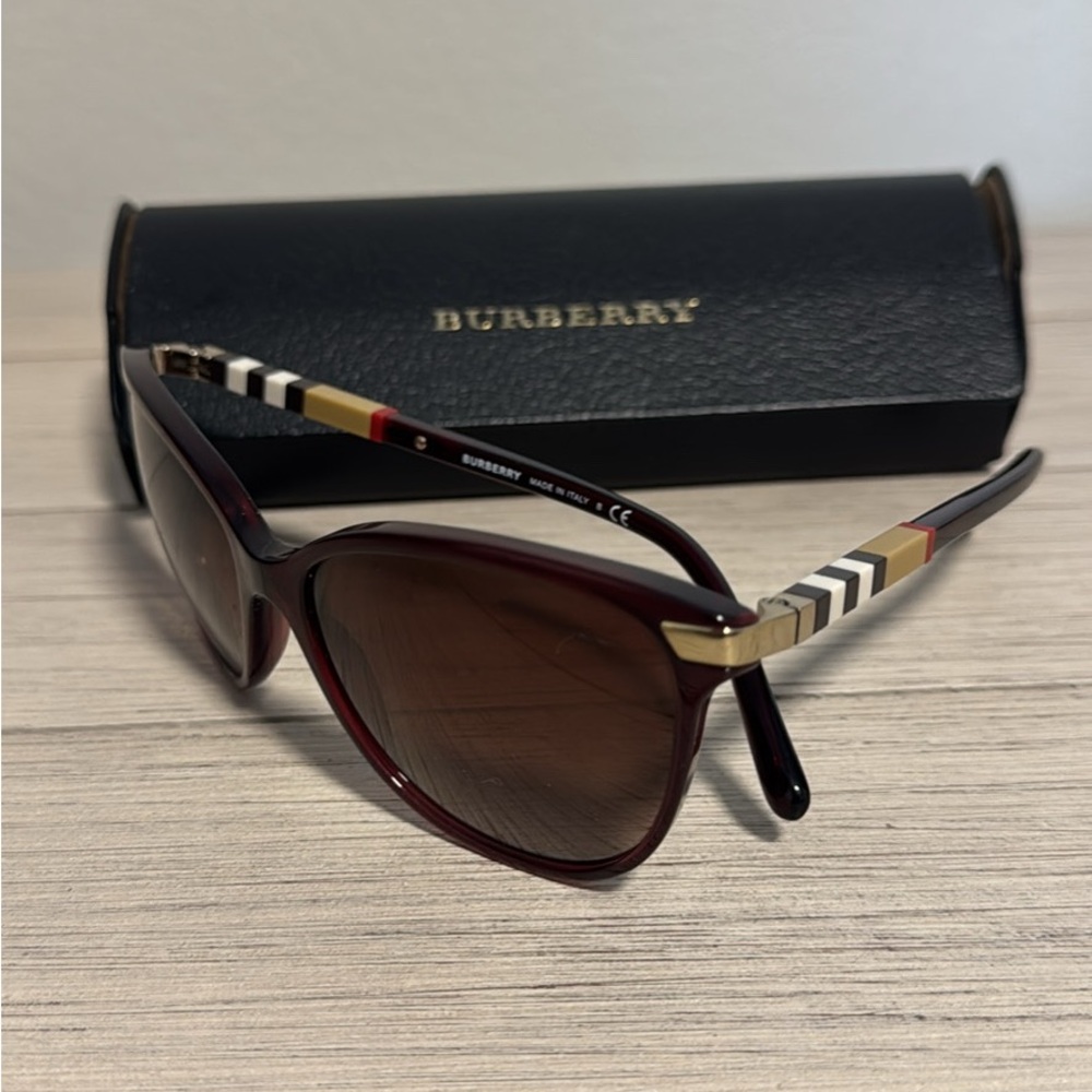 Burberry Women's Sunglasses - Maroon